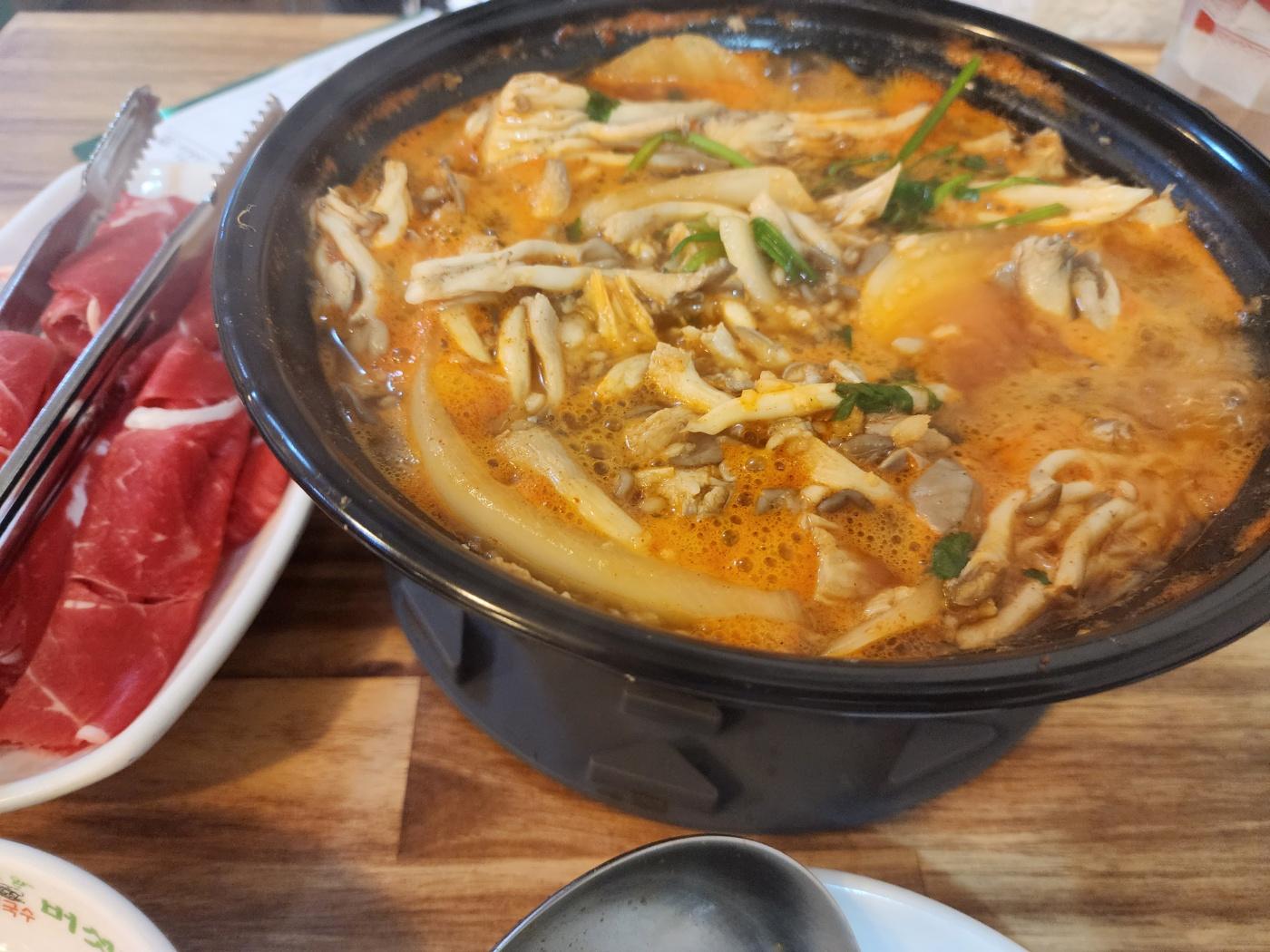 가양칼국수버섯매운탕